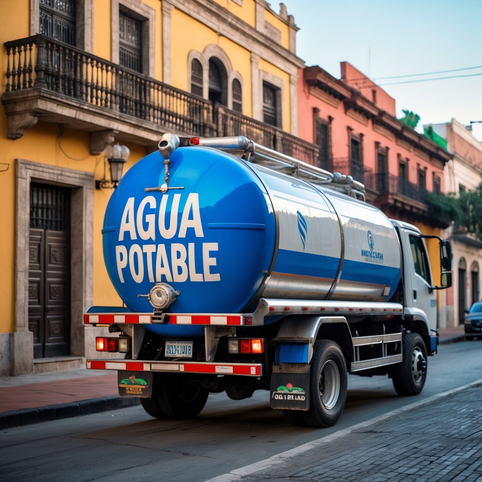 Pipa de agua potable México